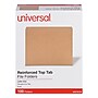 Universal File Folder, Letter Size, Kraft, 100/Box (UNV16130)~#|#~E5E4697B-F47E-4795-98D7A9ABA1F26C89_sc7