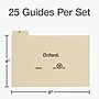 Oxford Index Card Dividers, 4" x 6", Manila, 25/Set (B6425)~#|#~E5F9FC90-61B7-4083-8409D9B6E99AB098_sc7