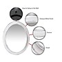 Infinity Instruments Sonore Decorative Wall Mirror, White Plastic, 30" (15370WH)~#|#~E618909F-1477-472F-8BE610B4A1A72DCD_sc7