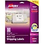 Avery Easy Peel Laser Shipping Labels, 3-1/3" x 4", Clear, 60 Labels/Pack (15664)~#|#~E627C9CB-83B0-418F-8A180A30B48F89E9_sc7