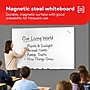 TRU RED™ Magnetic Steel Dry Erase Board, Satin Frame, 6' x 4' (TR61177)~#|#~E6398090-D57A-47B2-BCFB5808BC54F7BC_sc7