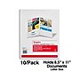 Staples Glossy 2-Pocket Paper Folder, White, 10/Pack (ST13375-CC)~#|#~E64341BE-9FC4-46B1-904070DC88149638_sc7