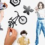 York Wallcoverings Stranger Things Contemporary Decals, Music, Movies & TV (RMK4675SCS)~#|#~E650519D-971B-42A0-BCAFF08FF8C99C62_sc7
