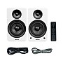 Fluance Ai61 2-Way 2.0 Stereo Bluetooth Bookshelf Speakers with 6.5" Drivers, 120W Amp for Turntable, White Walnut (AI61WW)~#|#~E655D921-8F40-4CB1-AFF1AB20196F7AB3_sc7