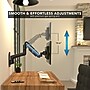 Mount-It! Heavy Duty Adjustable Monitor Wall Mount with Gas Spring Arm, Up to 49" Monitor, Black (MI-12009)~#|#~E656F68D-AFB4-4080-A824A4F41EF93FF1_sc7