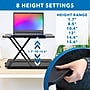 Mount-It! Adjustable Standing Keyboard and Mouse Platform, Black (MI-7146)~#|#~E67C24AA-7F67-4C9C-8B1C6A982AFBB5FB_sc7