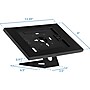 Mount-It! Adjustable Anti-Theft iPad Countertop Stand/Wall Mount, Black (MI-3775B_G10)~#|#~E67DB7E7-A86A-4515-AFBB965F810FE2EC_sc7