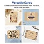 Avery Integrated Cards, 6" x 9", Matte Kraft Brown, 10/Pack (95354)~#|#~E687727D-BF0E-4196-9AB551865FA9A610_sc7