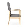 Lesro Amherst Wood Vinyl Guest Chair, Gray (AW1108.WNA-01CHGY)~#|#~E690AF49-24A1-49C3-B53616E895247CD0_sc7