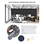 Versare ShieldWall Folding Mobile Room Divider, 82"H x 186"W, Cloud Gray Fabric (DS1911208-1)~#|#~E69577E5-3679-409F-B8988CD8CD564529_sc7