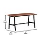 Flash Furniture Redmond 60"W x 30"D Conference Table, Laminate, Walnut (MTM6030WLTABF)~#|#~E69B1359-3468-4E37-8C9C906437256B07_sc7