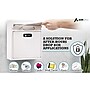 AdirOffice Steel Large Wall Mounted Interoffice Mailbox Drop Box, Combination Lock, White (631-04-WHI-KC)~#|#~E69EB9BF-8626-49EA-9B409D98AF947FFD_sc7