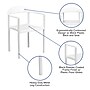Flash Furniture HERCULES Series Plastic Cafe Stack Chair, White (RUT418WH)~#|#~E6A9FD29-4566-42A8-B8C00FDFB5BF833F_sc7