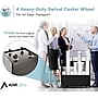 AdirOffice 21-Slot Mobile Roll File, 28.5"H x 30"W x 15.75"D, Black, 2/Pack (625-BLK-2PK)~#|#~E6B11F80-96D9-4E24-B97B375E65B5C1EB_sc7
