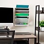 Mind Reader 5-Compartment Mountable Plastic Vertical File Storage, Beige (WALLANCH-BEI)~#|#~E6B642C0-9E00-448D-862197820F7BBF56_sc7