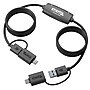 Plugable 6.6' USB Data Transfer Cable with USB-C Adapters (USBC-TRAN)~#|#~E6FDBDCC-6C14-4439-A457B98D9461ACFA_sc7