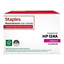 Staples Remanufactured 124A Toner Cartridge Magenta Standard Yield Replacement for HP 124A~#|#~E70C4A46-E5AF-4BC5-BBE27C597C396949_sc7