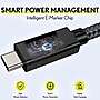 Overtime C82 100W Fast Charging 6 ft Braided USB-C to USB-C Cable, Black (OCC82BK)~#|#~E733832D-347C-4479-80964EDAE8232734_sc7