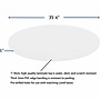 Lorell Essentials Series 36” 1” Thickness Round Table Top, Laminate, White (LLR99875)~#|#~E739774C-684B-48EC-B0A4F58E30C6F631_sc7