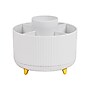 Mind Reader 5-Compartment Rotating Plastic Pen Holder, White (SPINPEN-WHT)~#|#~E73DE4ED-8A27-4BBF-B10E731CEBCE3BD4_sc7