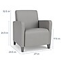 Lesro Ravenna Vinyl Guest Chair, Patriot Plus Imperial Blue/Brushed Steel (RV1101.FBS-01PPIB)~#|#~E7589C62-CBC8-49EC-817CB9DF8EADD03E_sc7