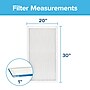 Filtrete High Performance 20" x 30" x 1" Pleated Air Filter, MERV 13, 4/Carton (1900 MPR)~#|#~E7692A30-567B-4ED2-A7D8FE7F8456C5DD_sc7