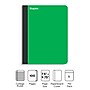 Staples Premium Composition Notebook, 7.5" x 9.75", College Ruled, 100 Sheets, Green (TR58345)~#|#~E76CB4B5-342D-4C59-8FC974709EB80867_sc7