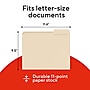 Staples File Folders, Letter Size, 1/3‑Cut Tabs, Assorted Positions, Manila, Durable Paper Stock, 250/Pack~#|#~E79DE7CA-AB21-41E0-B0E6A551E8E99B2F_sc7