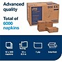 Tork Xpressnap 100% Recycled Beverage Napkin, 1-Ply, Natural, 500 Napkins/Pack, 12/Carton (TRK908EX)~#|#~E7A7E516-0392-4FE8-AEECFA168641BB76_sc7