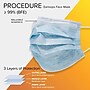 Tronex ASTM Level 1 Disposable Face Mask with Earloops, Adult, Blue, 50/Box, 6 Boxes/Case (5040B)~#|#~E7C321CA-6A10-427F-BE999C43EFEDAD3A_sc7
