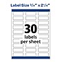 Avery Sure Feed Inkjet Return Address Labels, 3/4" x 2-1/4", 600 Labels/Pack (8257)~#|#~E7DECD67-2F3B-471D-BA1B908571348FFA_sc7