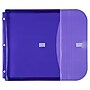 JAM Paper Plastic Binder Pocket, Purple, 3/Pack (218VB1PUX3)~#|#~E7F82C55-FC7B-41EF-BFDD816449943DF2_sc7