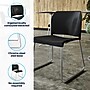 Flash Furniture Hercules Kenai Office Reception Stack Chair, Black Plastic/Chrome Frame (RUT239ANBKCR)~#|#~E80EC3E7-1B59-4756-B7B75BFDC38FC654_sc7