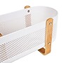 Mind Reader 2-Compartment Plastic Desk Organizer, White (DEBASK-WHT)~#|#~E812B1F3-1C99-45C7-8B61813803DDF043_sc7