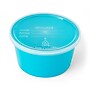 Medline Denture Containers, Aqua, 25/Pack (DYND70293Z)~#|#~E845FDCF-CBBF-4FD0-8CC4BB16F8EDACAF_sc7