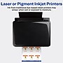 Avery Waterproof Laser/Inkjet Round Labels, 2 1/2" Dia, White, 72 Labels/Pack (22856)~#|#~E850DF10-02E5-48E5-9F6FCB2592AD9CDA_sc7