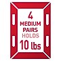 Command Medium Hanging Strips, 10 lb., White, 12/Pack (17204-12ES)~#|#~E852AE27-D8F1-4FCA-B201AD7586885BF9_sc7