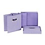 Household Essentials Collapsible Fabric Cube Storage Bin Set with Lids and Grommet Handles, (HH814-1)~#|#~E8580079-F963-4BC5-AF8647B01ADC7B2C_sc7