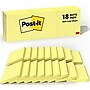 Post-it Notes, 3" x 3", Canary Collection, 100 Sheet/Pad, 18 Pads/Pack (654-14+4YW)~#|#~E8596DB1-E844-448C-8FA50E333A04DD9F_sc7
