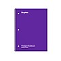 Staples 1-Subject Notebook, 8" x 10.5", College Ruled, 70 Sheets, Purple (ST27501C)~#|#~E859CE6A-E261-4E10-A6A872C1C3CF2D0A_sc7