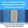 Koala Kare Baby Changing Station, Vertical Mount, Polypropylene, Beige (KB301-00)~#|#~E85AEB57-2812-4B0D-89EAD5831F81AFB4_sc7