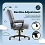 Serta Comfort Modern Ergonomic Bonded Leather Swivel Executive Chair, Gray (CHR10132C)~#|#~E85E02FB-DA8B-4B38-B5A319FD36B9C650_sc7