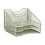 Staples 5-Compartment Metal Mesh File Organizer, Sage Green (ST63829)~#|#~E8713FCB-411B-48F2-ABF35D335CDCE87E_sc7