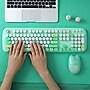 SaharaCase Wireless Ergonomic Keyboard and Laser Mouse Combo, Green (KB9)~#|#~E8719316-D8C6-4BF7-B51A75C3623DAEC2_sc7