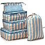 Bliss 5-Piece Polyester Packing Cube Set, Multicolored (SOAP0005)~#|#~E87D3A1F-9A74-436F-AB1F4259392355BE_sc7