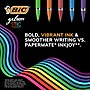 BIC Gel-ocity Stic Gel Pens, Medium Point, 0.7 mm, Assorted Colors, 14/Pack (RGSMP14-AST)~#|#~E8DD6C14-EEB0-4078-B61BAC4C1119B85D_sc7
