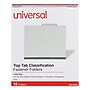 Universal Recycled Reinforced Pressboard Classification Folder, 2" Expansion, Letter Size, Gray, 10/Box (UNV10272)~#|#~E8F1E79A-FCBB-4190-80D61422078F561F_sc7