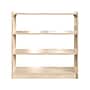 Flash Furniture Bright Beginnings 3-Section Open Storage Unit, 24.5"H x 31.5"W x 11.75"D, Brown (MK-KE23971-GG)~#|#~E8F23A27-F40B-4615-B3A8C5C4ABAEB7B1_sc7