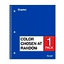STAPLES Accel Durable Notebook, 8.5” x 11”, Graph Ruled, Cover Color Varies~#|#~E90729A5-CC29-44FF-A37E97545CD7665D_sc7