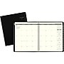 2027 AT-A-GLANCE Recycled 9" x 11" Monthly Planner, Faux Leather Cover, Black (70-270G-05-27)~#|#~E909C6DB-01BD-472E-8BA9B59E76C300DF_sc7